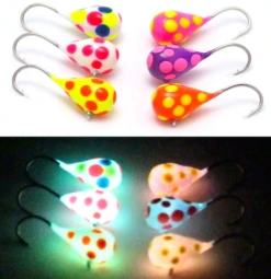 Widow Maker Dropper Glow Tungsten Jigs -Jig Reel Pro Sales Store glowpoka