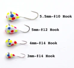 Widow Maker Dropper Glow Tungsten Jigs -Jig Reel Pro Sales Store size